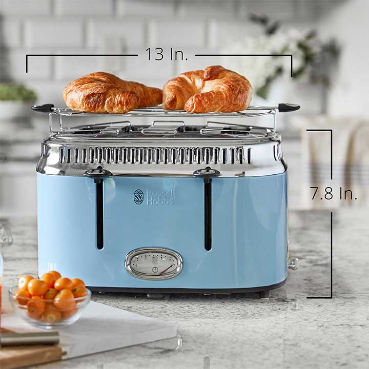 Retro toaster blue cheap